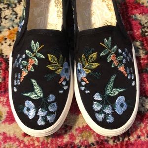 Rifle Paper Co Triple Decker Keds BRAND NEW 🦚